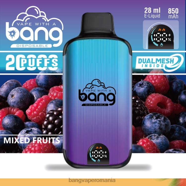 Vape Gang Romania - Bang Vape Digital Smart Screen 20000 de pufuri de unică folosință 0JDXV3