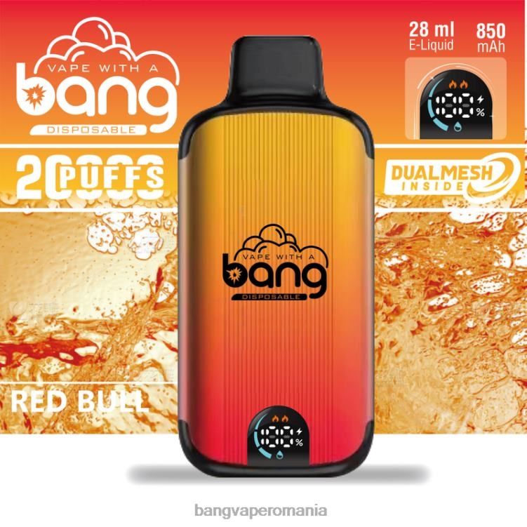 Vape Gang Romania - Bang Vape Digital Smart Screen 20000 de pufuri de unică folosință 0JDXV3