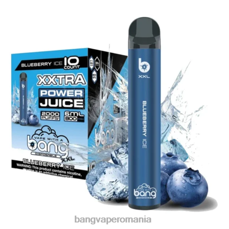 Bang disposable vape flavors - Bang Vape XXL 2000 de pufuri gheata de afine 0JDXV14