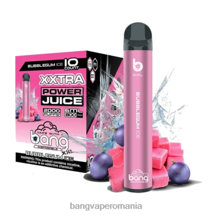 Bang disposable vape review - Bang Vape XXL 2000 de pufuri gheata de guma de mestecat 0JDXV15