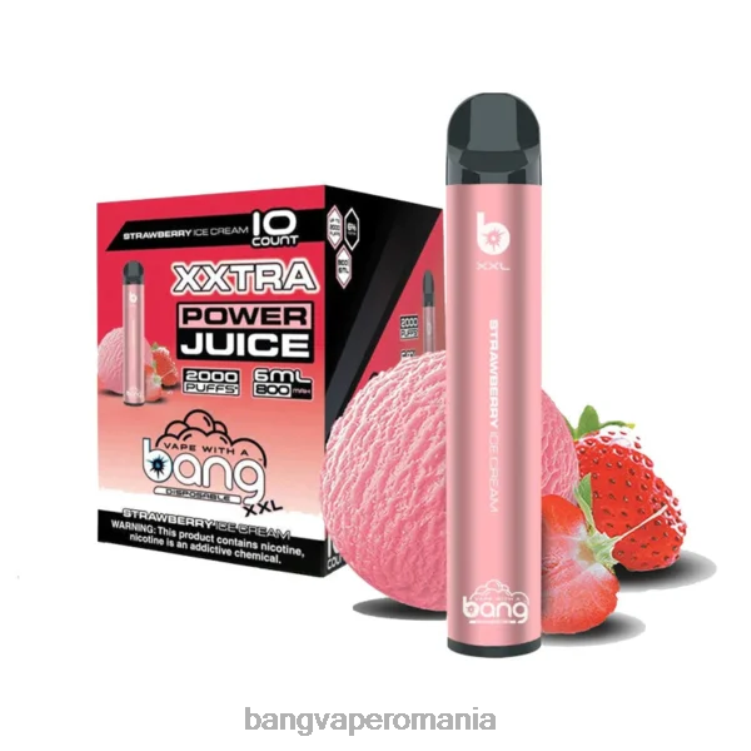 Vape Gang Romania - Bang Vape XXL 2000 de pufuri înghețată de căpșuni 0JDXV23
