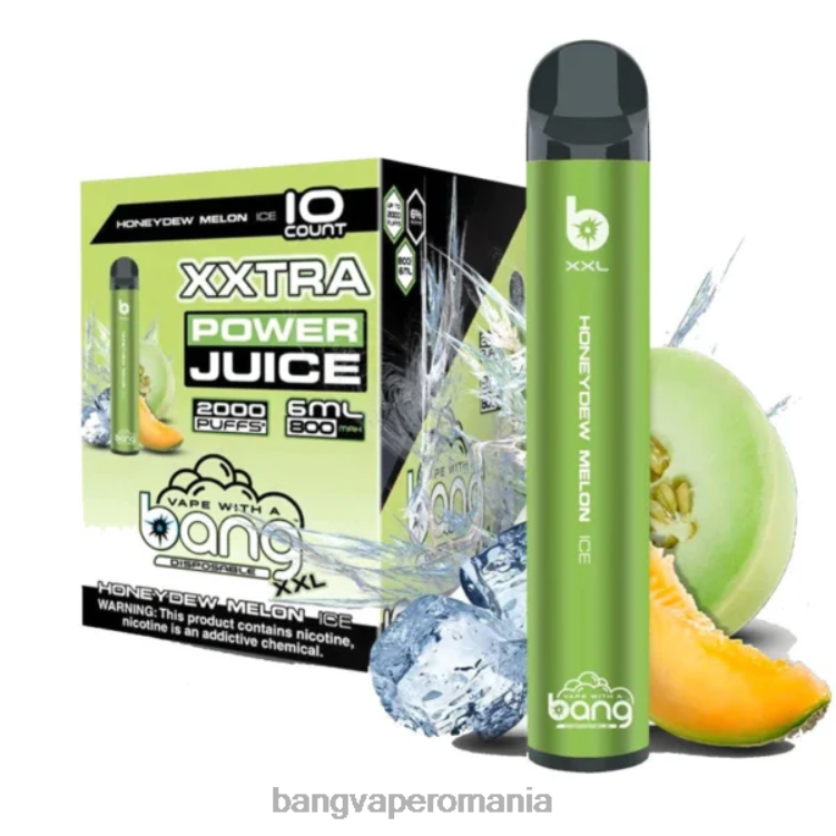 Vape Gang flavors - Bang Vape XXL 2000 de pufuri gheață de pepene galben 0JDXV18