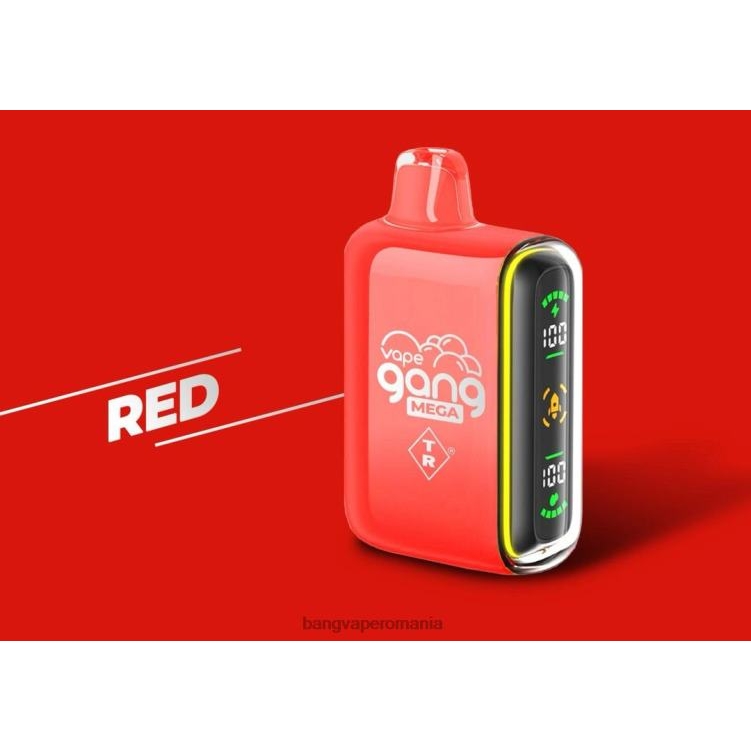 Bang disposable vape review - Vape Gang MEGA 20.000 de pufuri de vaporizare de unică folosință (cutie cu 5) roșu 0JDXV57